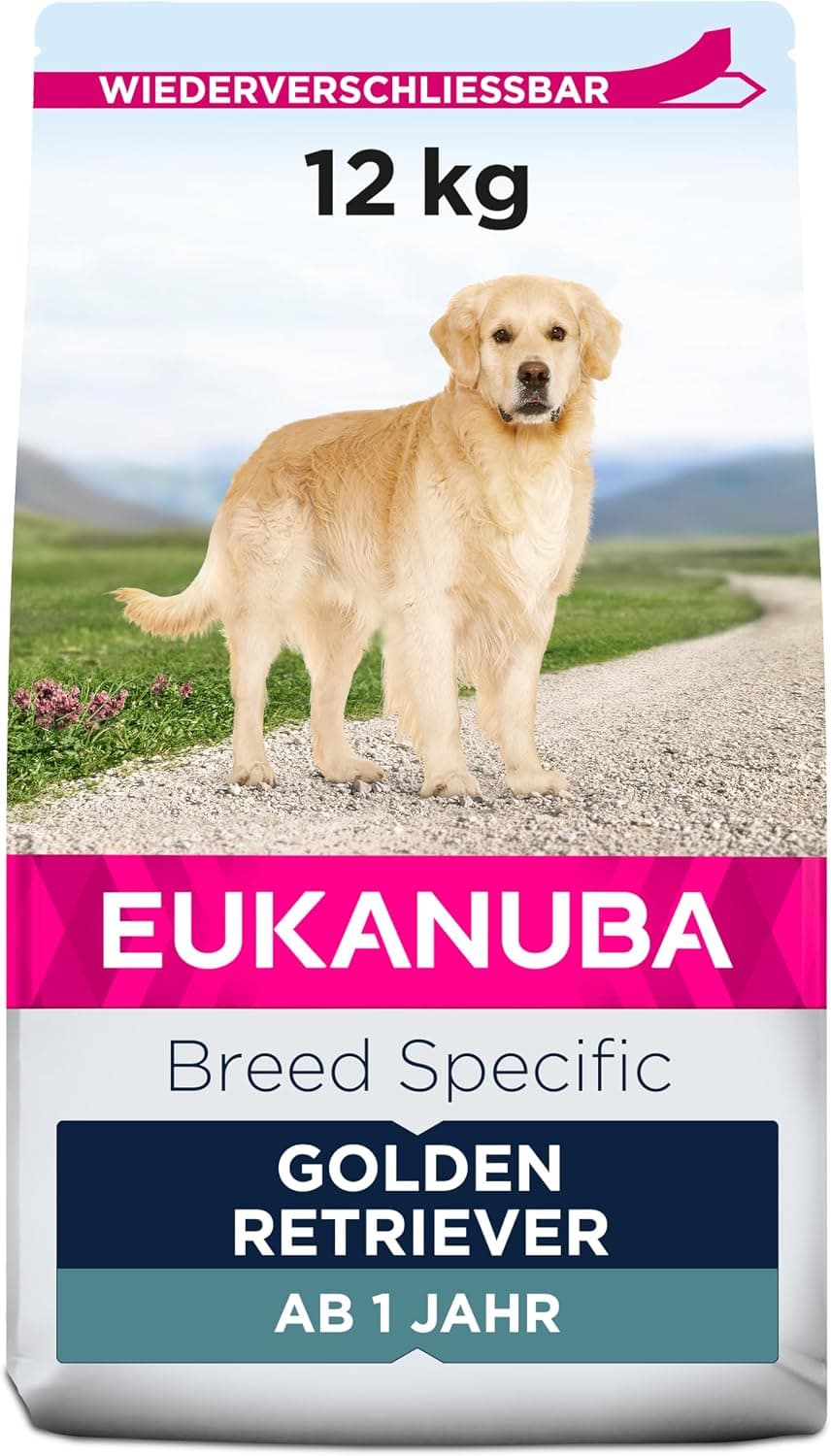 Eukanuba Breed Specific Alimento Seco para Perros, Golden Retriever, 12kg