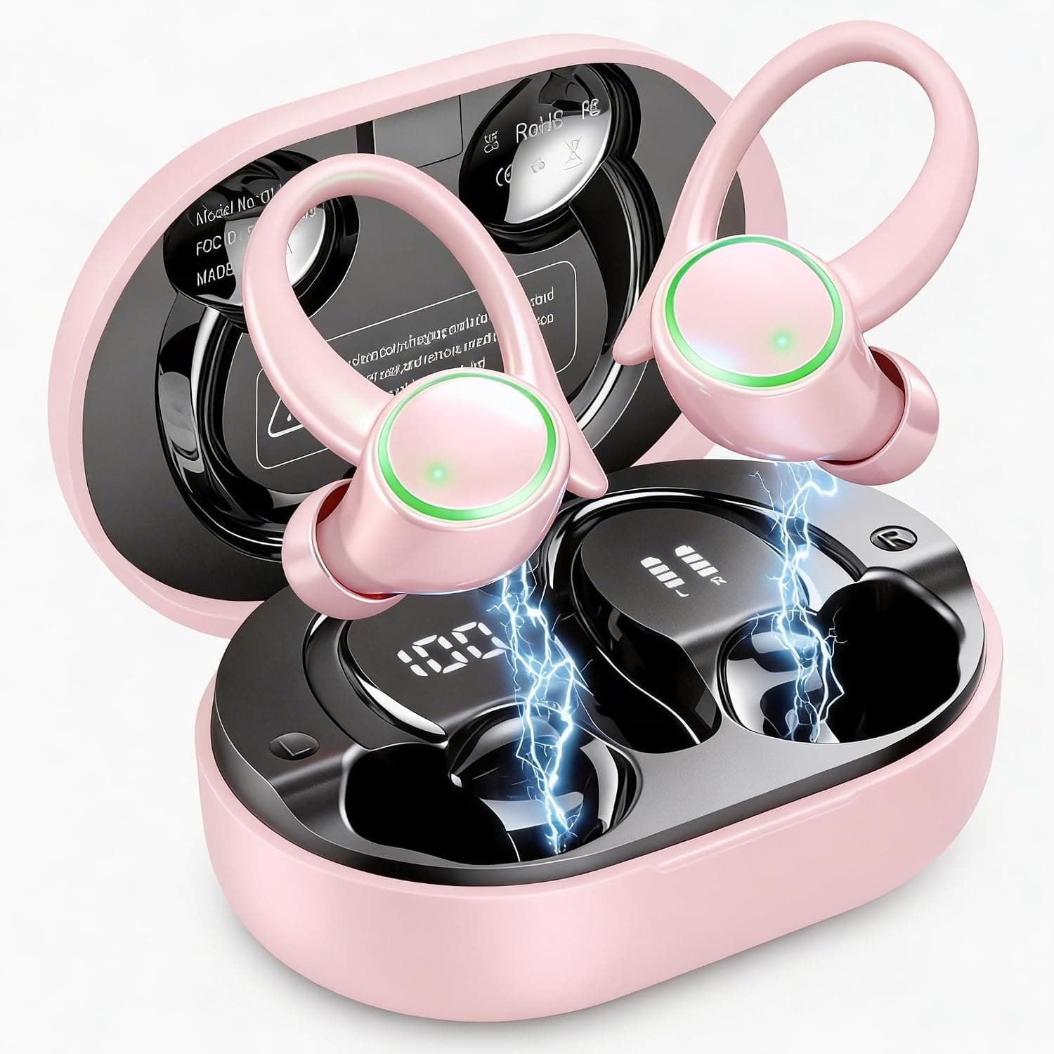 Matast Auriculares Inalámbricos Bluetooth 5.4, Cascos HiFi Estéreo