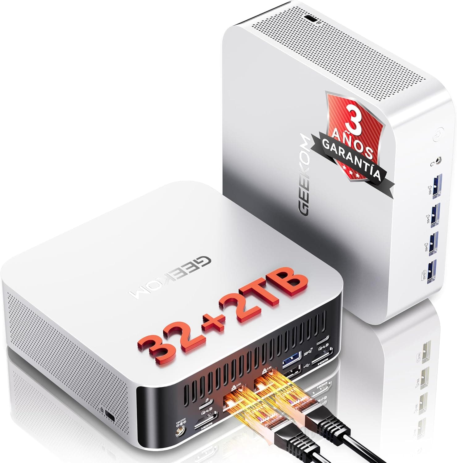 GEEKOM A9 MAX AI Mini PC con AMD Ryzen AI 9 HX 370, 32GB DDR5 y 2TB SSD