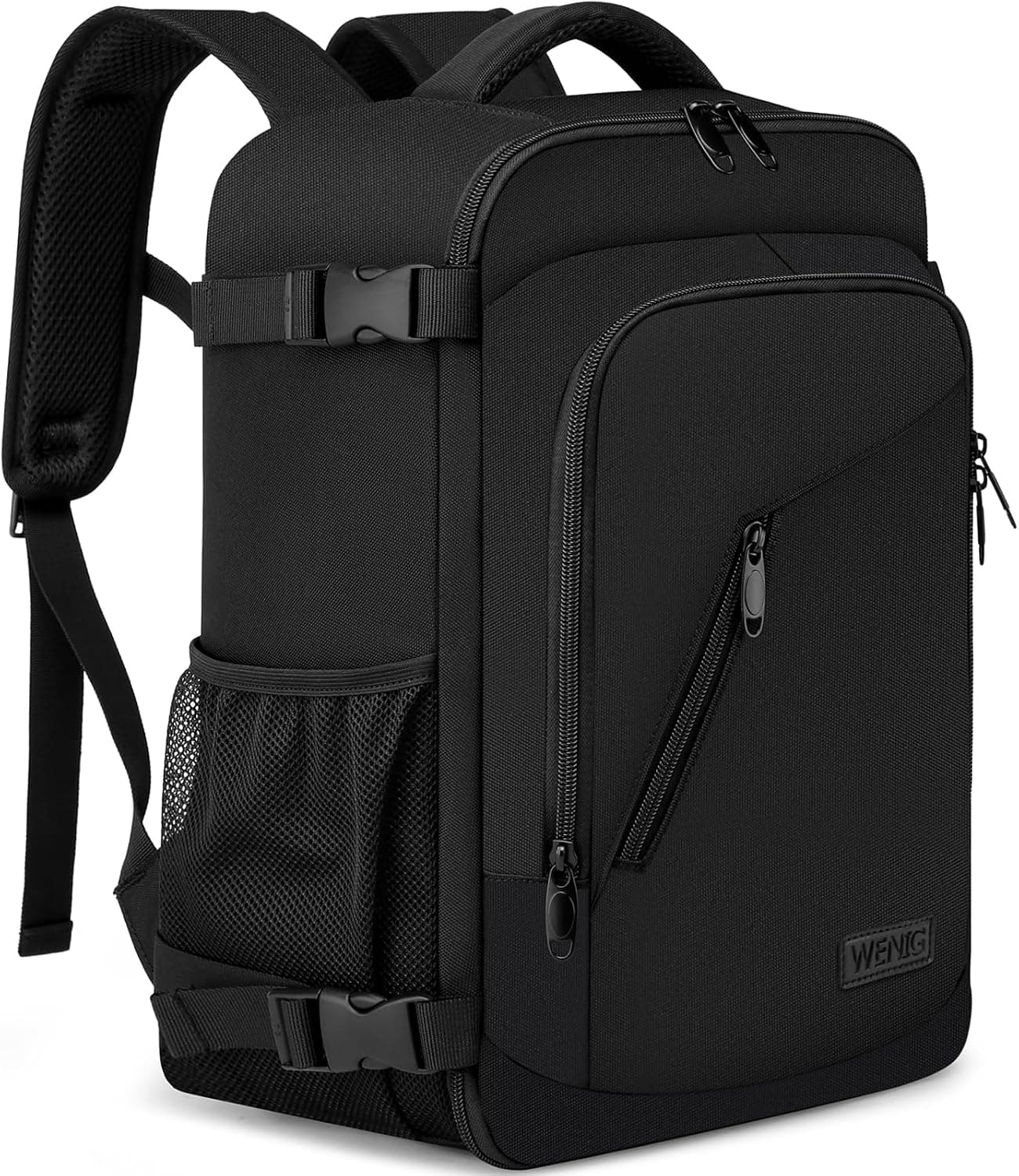 Mochila Viaje Cabina Avion 40x20x25 para Ryanair 20L Equipaje de Mano Bolsa de Viaje Hombre Mujer Maletas de Viaje Cabina Mochila Portatil 14 Pulgadas con Puerto USB para Trabajo,Escuelas Negro