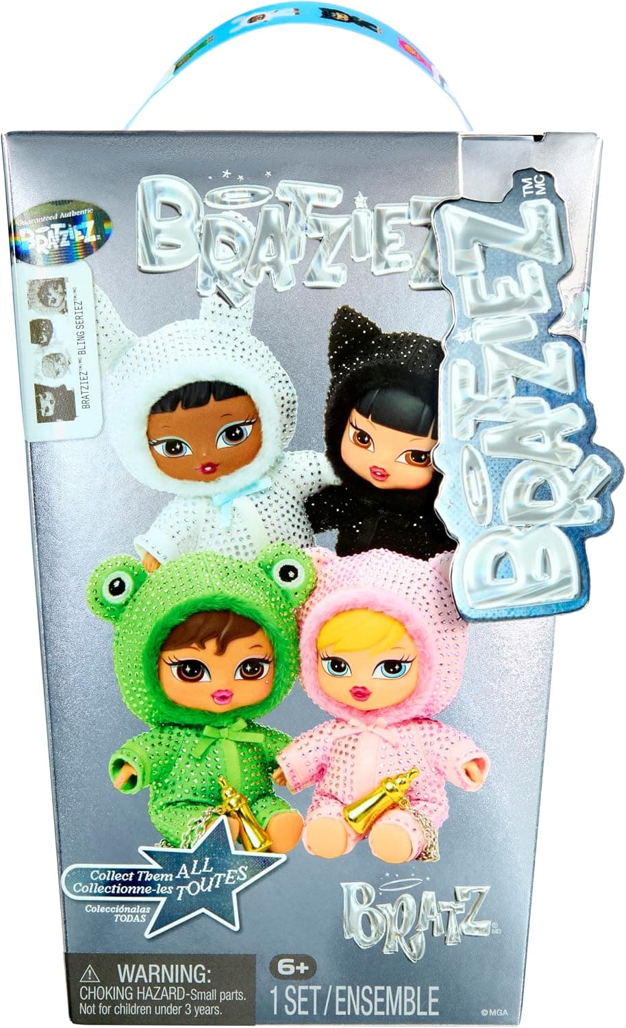 Bratz Bratziez colección 25 Aniversario - 6 Peluches coleccionables