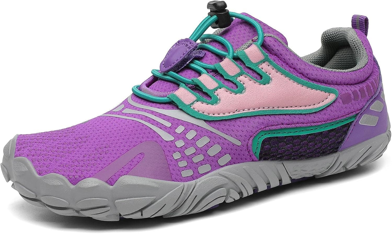 SAGUARO Minimalistas Barefoot Zapatillas de Trail Running Niños Zapatillas de Deporte Transpirables para Exterior Interior