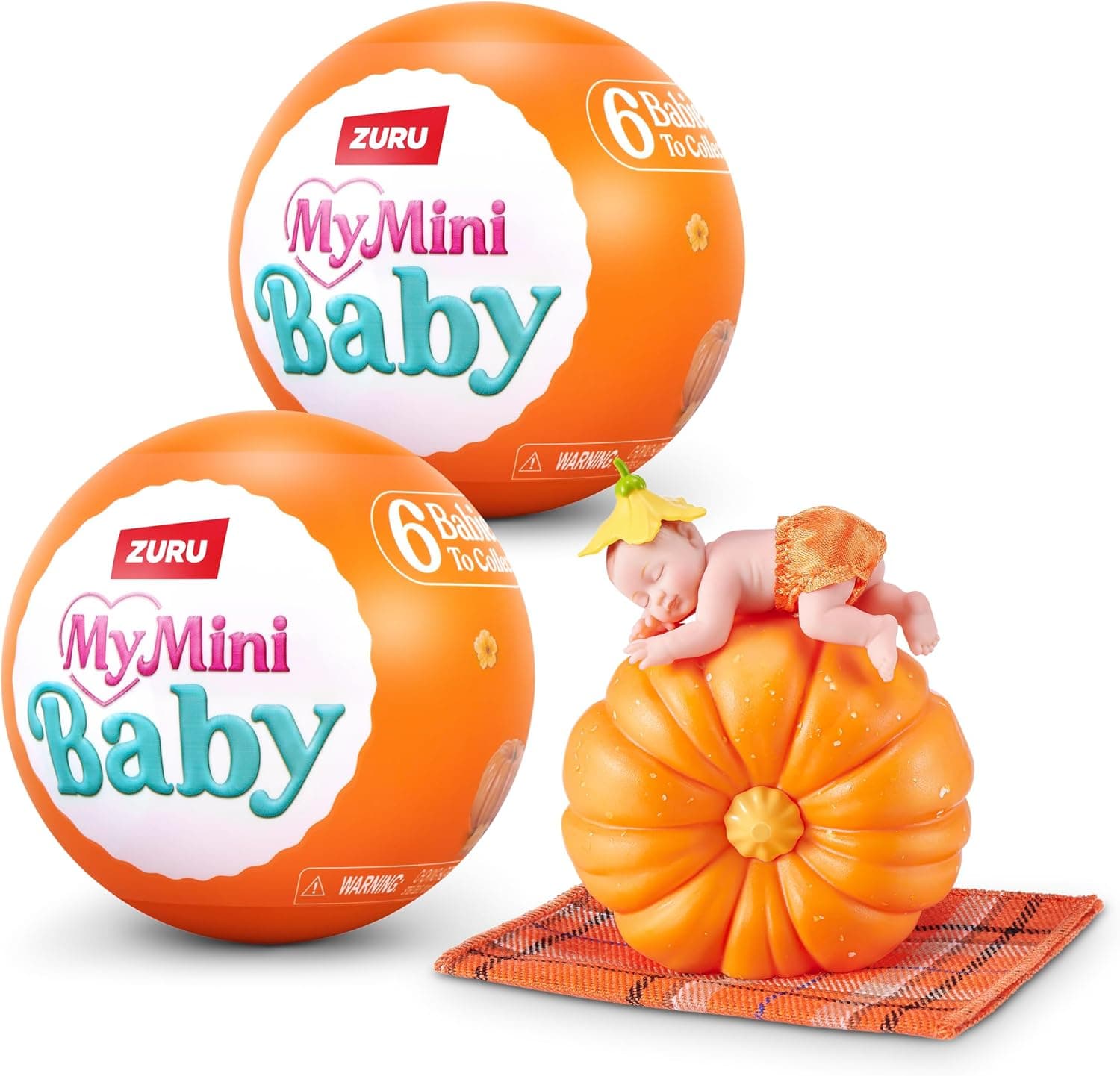 My Mini Baby Pumpkin Patch Series 1 (2 PACK) - Collectible Mystery de ZURU