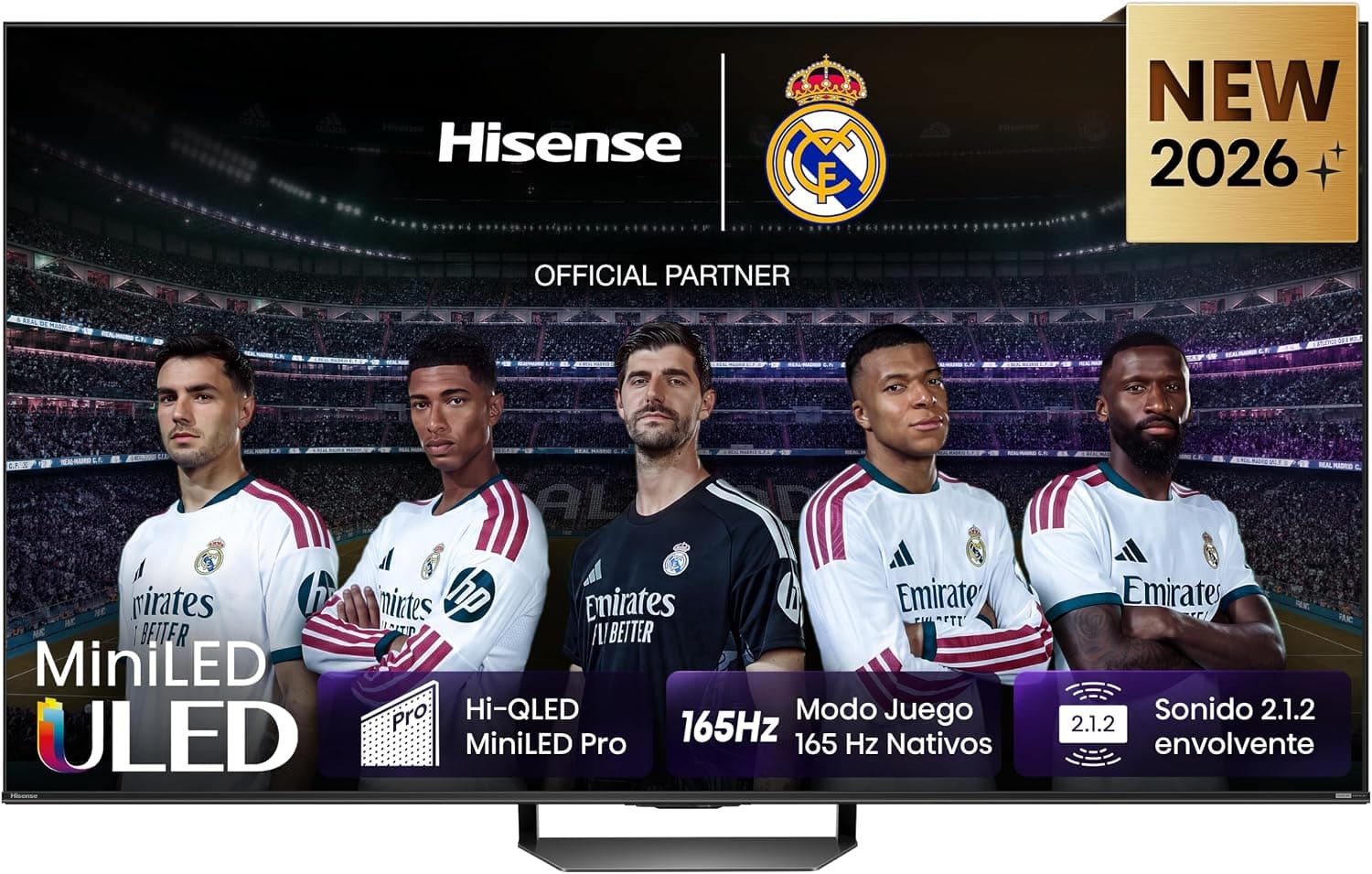 Hisense 85U7S Pro - MiniLED Pro Smart TV 85 Pulgadas, Hi-QLED MiniLED Pro, Modo Juego 165 Hz Nativos, Sonido Envolvente 2.1.2, Anti Reflection & Glare Free, IMAX Enhanced, Dolby Vision IQ, HDR 10+