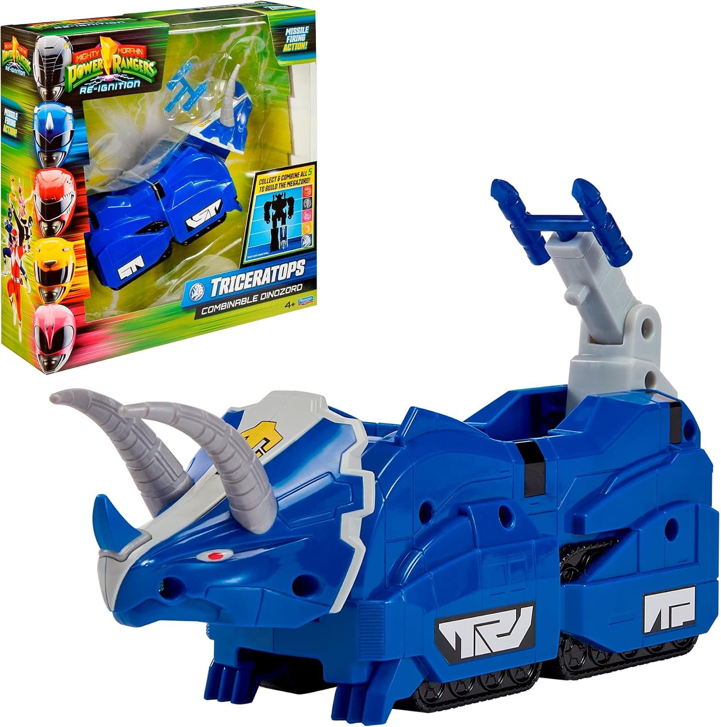 Bizak Power Rangers Dinozords Combinable Triceratops (62518600-1)