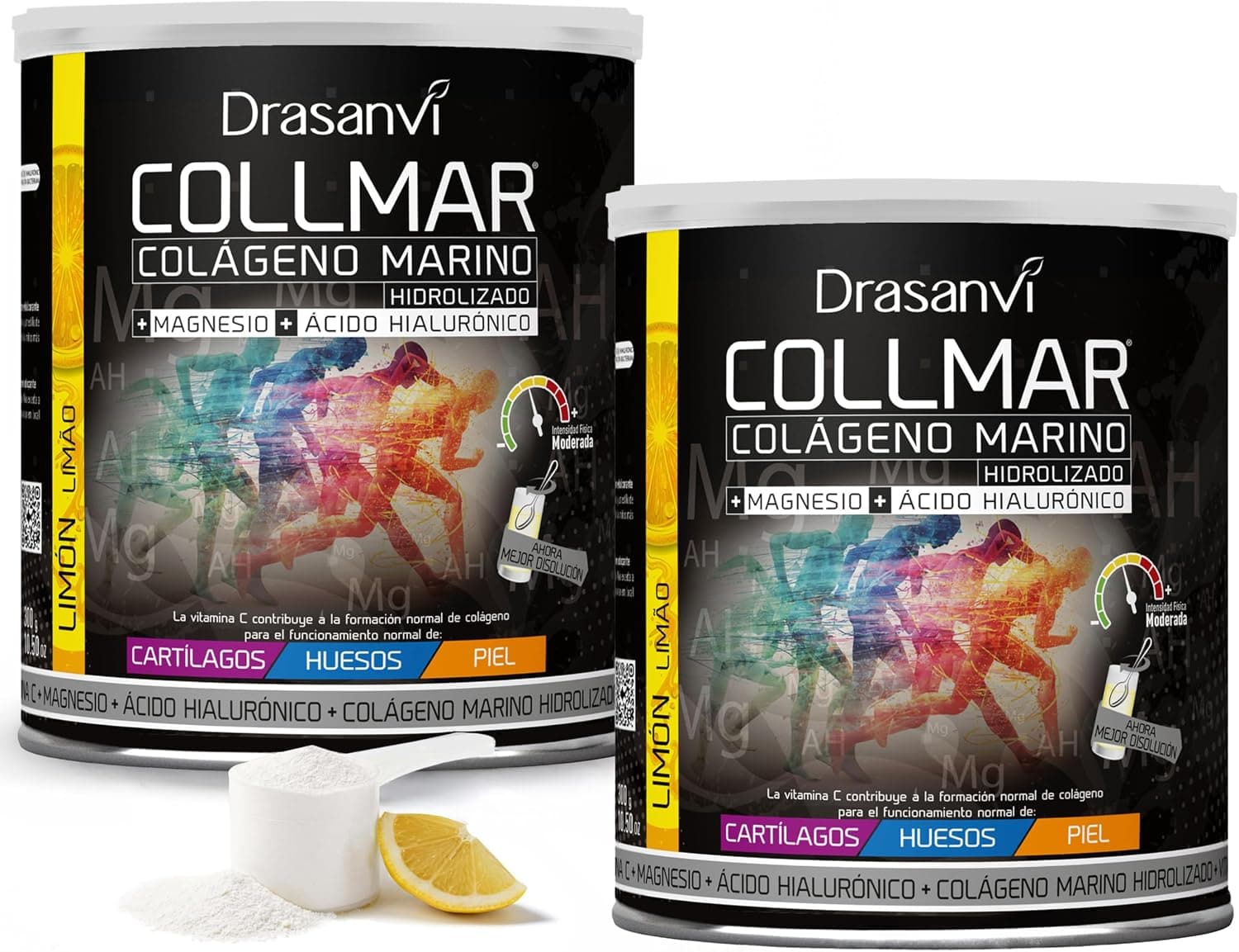 Drasanvi Colageno Marino Hidrolizado + Ácido Hialurónico+ Magnesio (PACK 2)
