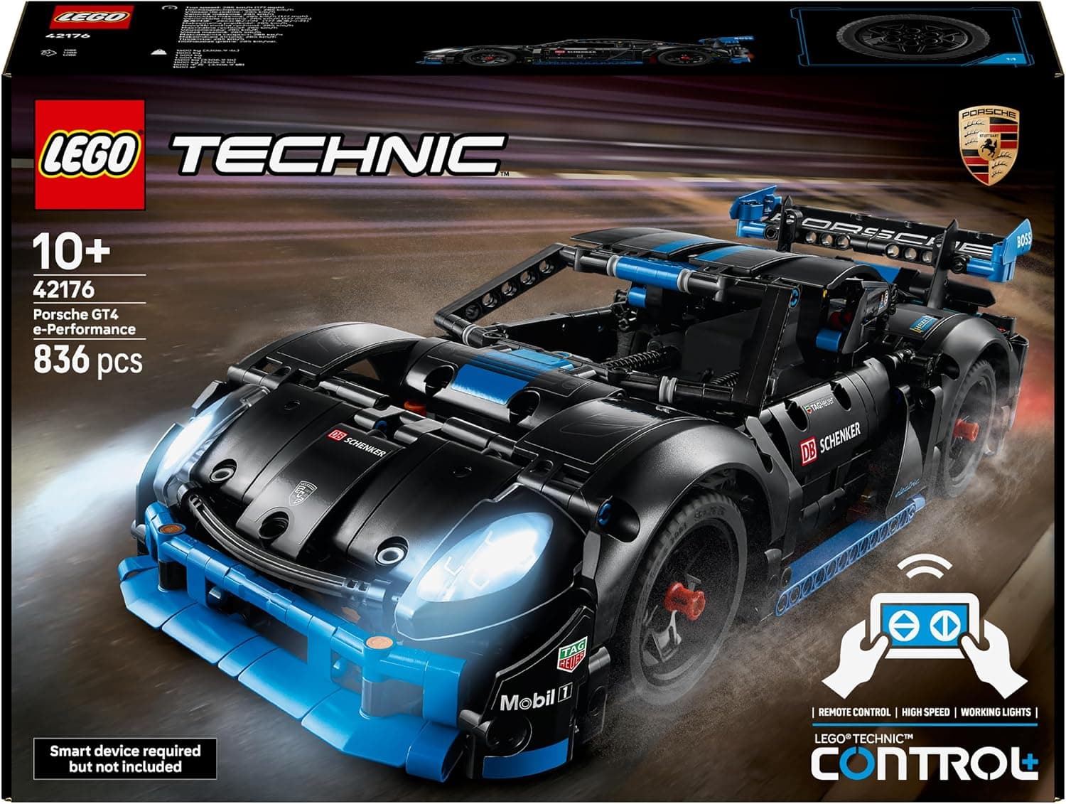 LEGO Technic Coche de Carreras Porsche GT4 e-Performance 42176