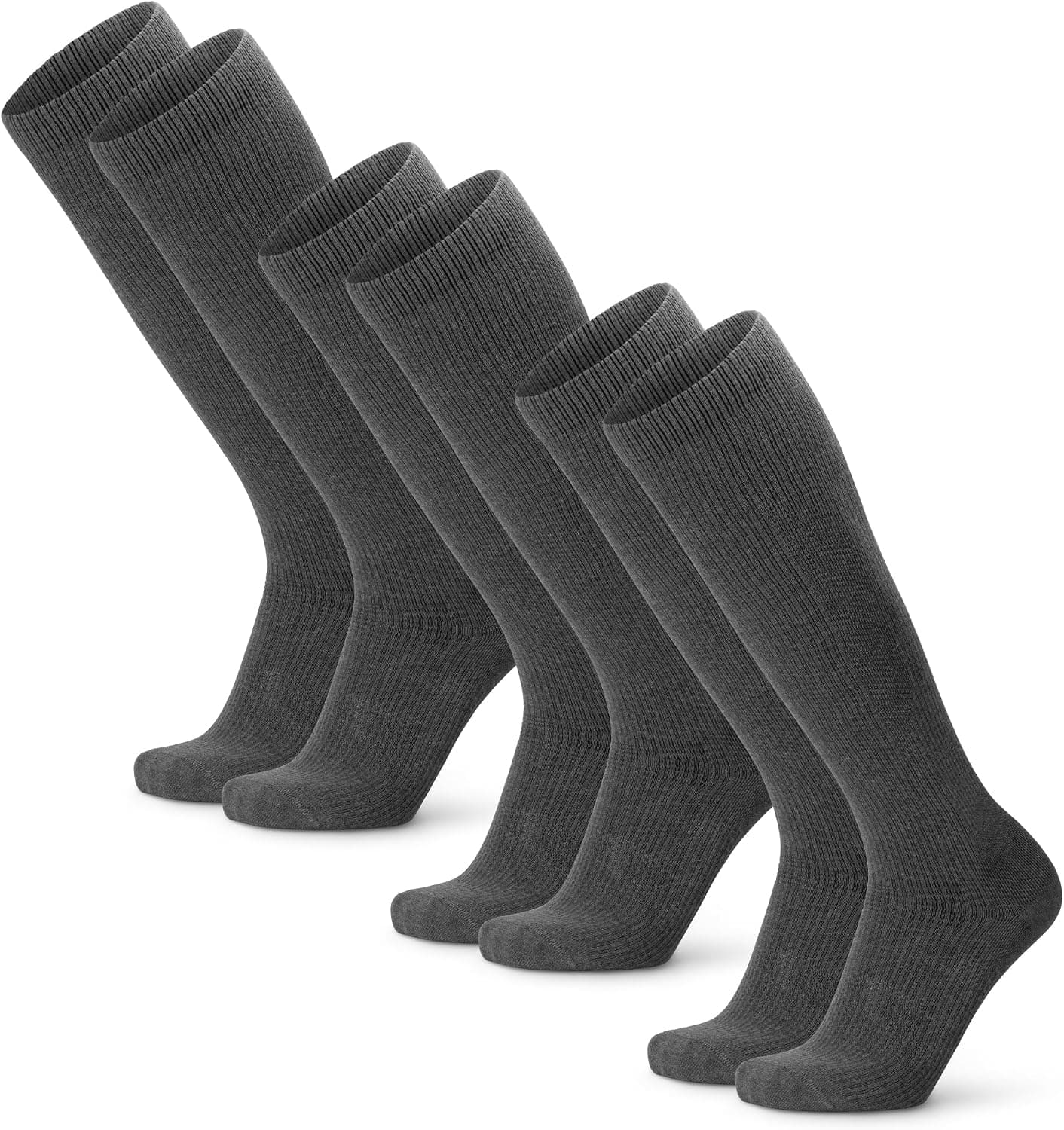 DANISH ENDURANCE Calcetines de Compresión, Algodón Orgánico, 1 y 3 Pack