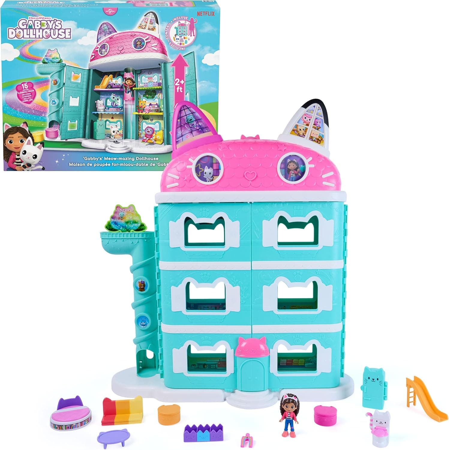 Gabby's Dollhouse - Casa de Muñecas de Gabby | Juguete Niña 3 Años