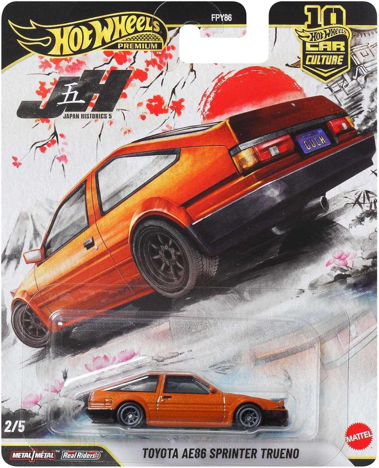 Hot Wheels Car Culture Premium Toyota AE86 Sprinter Trueno