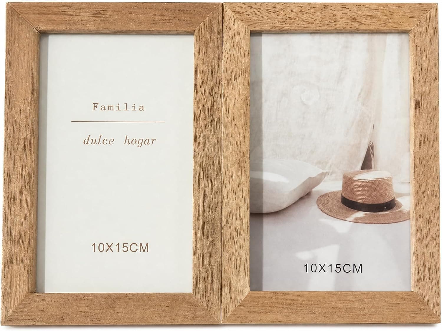 Cesta Organizadora De Madera Y Malla Metálica, Natural, 30 × 18 × 23 Cm