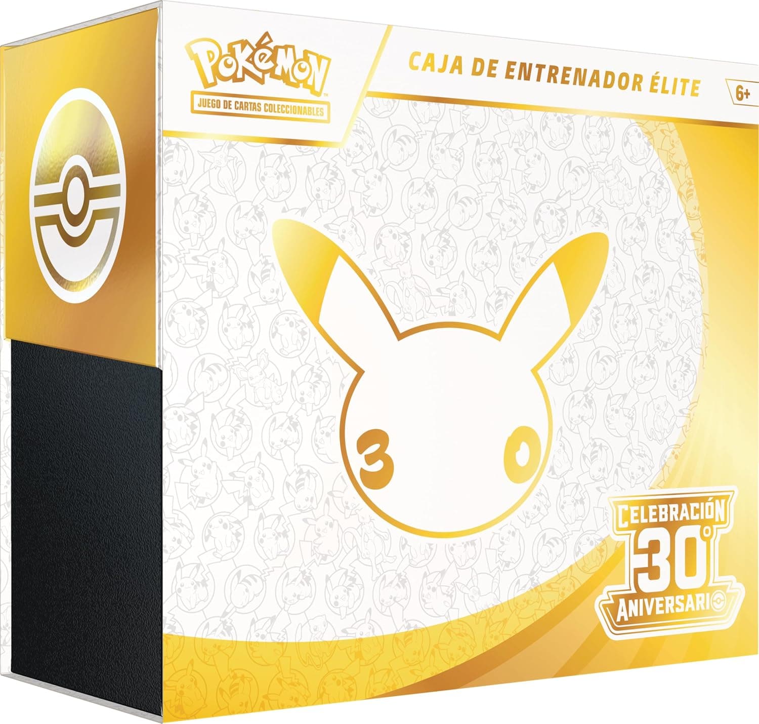 Pokémon: Caja de Entrenador Élite de Celebración 30.º Aniversario de JCC Pokémon (1 Carta de promoción con ilustración expandida, 9 Sobres de Mejora y Accesorios prémium)