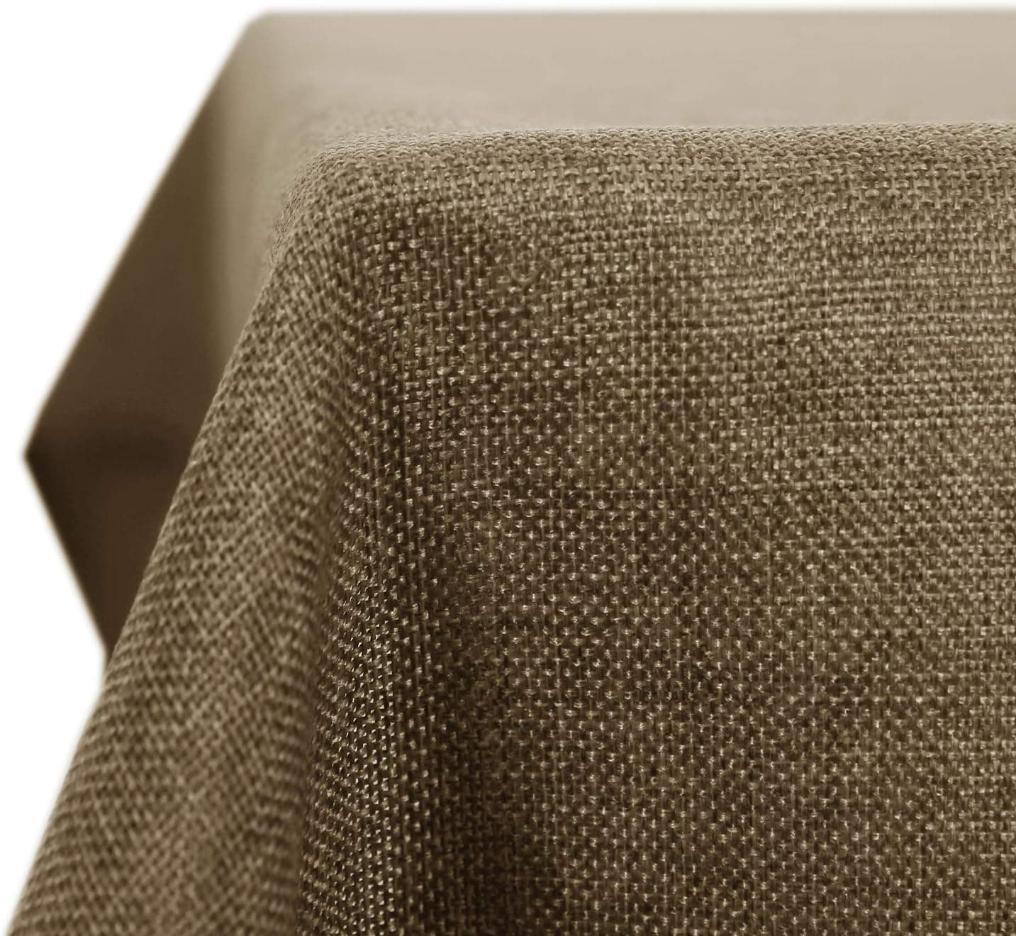 Deconovo Mantel de Mesa Cuadrado Antimanchas Impermeable, 130x130 cm