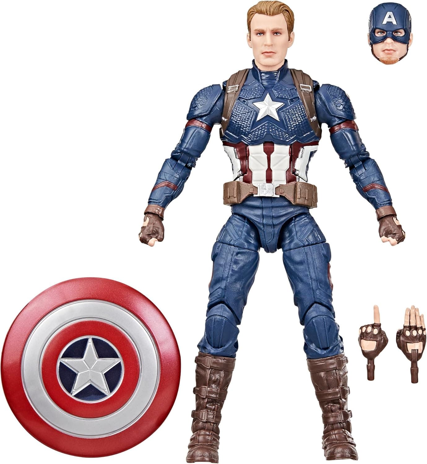 Marvel Legends Series - Capitán América, Avengers: Endgame Figura de acción Coleccionable de 15 cm