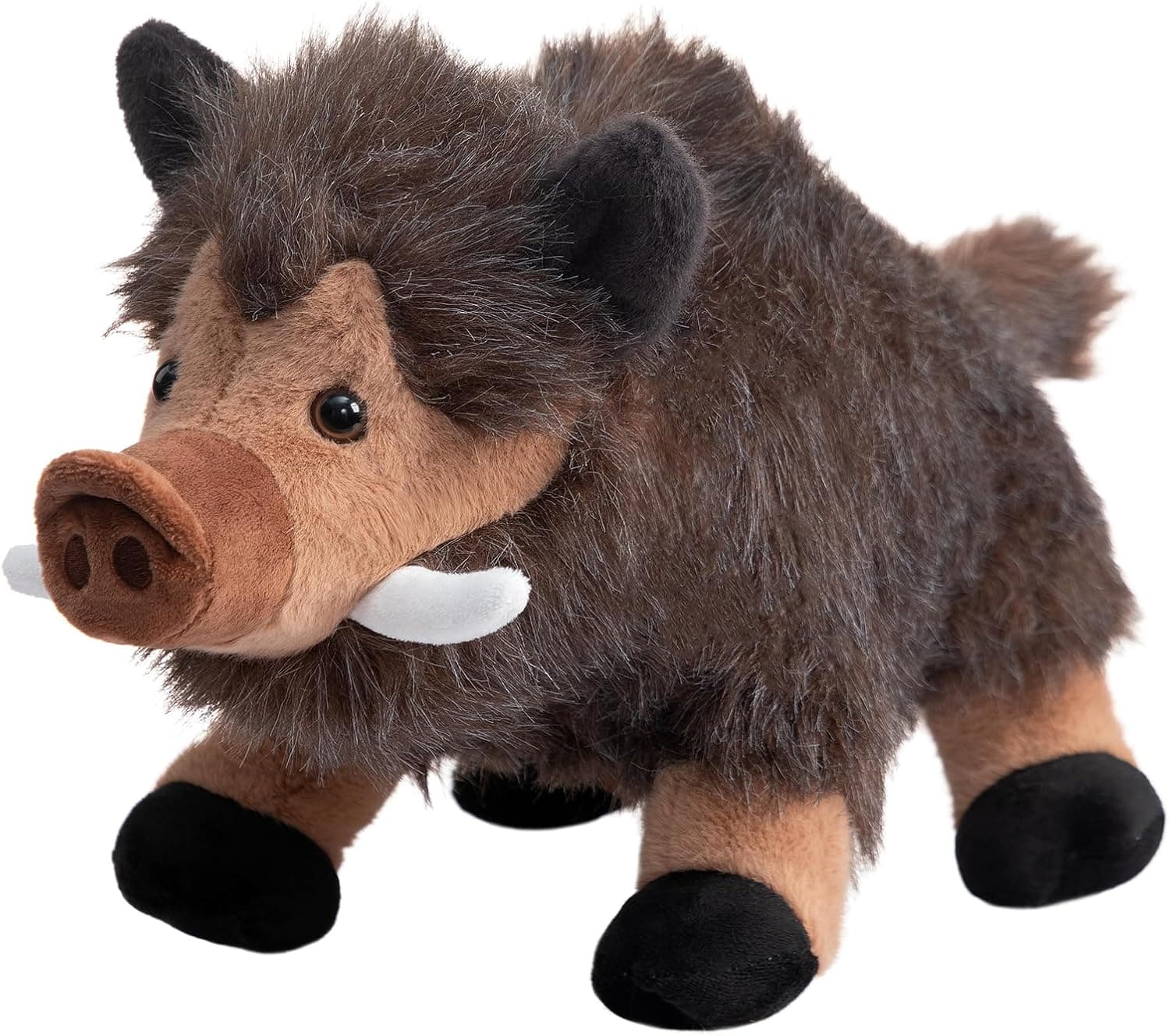 BEJOY Jabalí de peluche de peluche simulado, suave jabalí para niños, juguete suave para amantes de los animales, juguetes de peluche como accesorio para el hogar cumpleaños