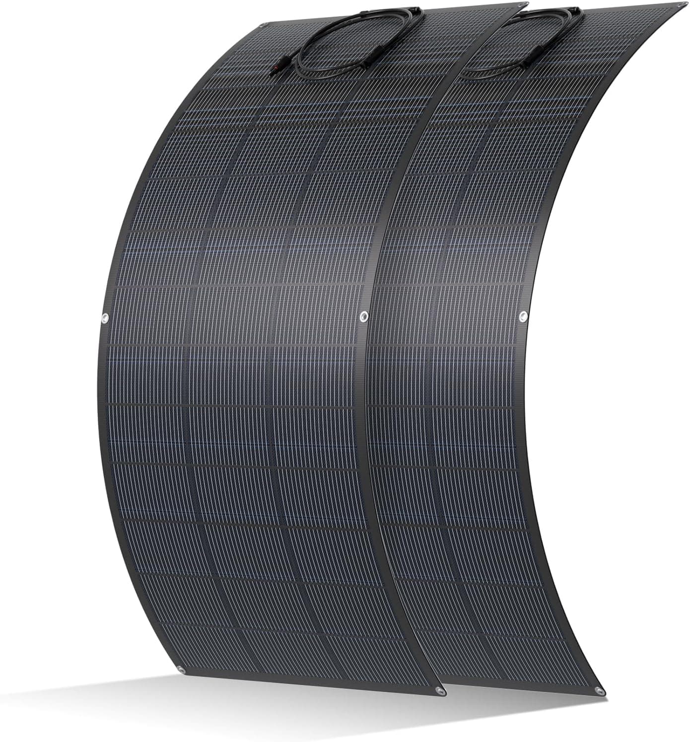 ECO-WORTHY Panel Solar Flexible 400W 18BB ETFE 25%