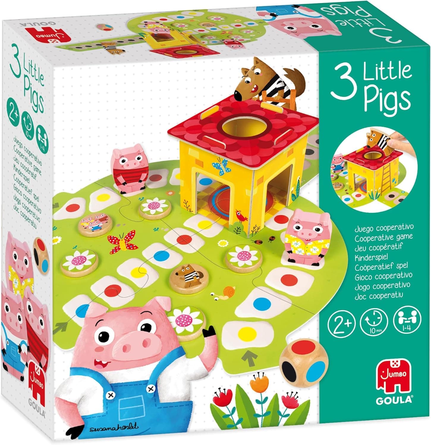 Goula Los 3 Cerditos - Juego de Mesa Educativo Preescolar para Niños