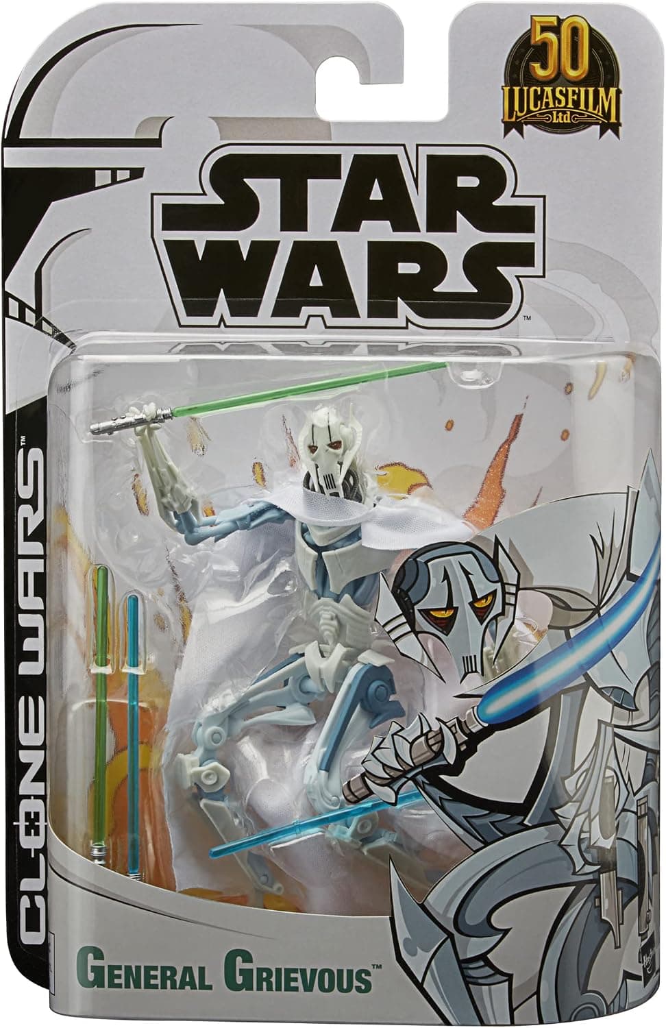 Hasbro Star Wars The Black Series General Grievous LUCASFILM 50TH Anniversary Figure