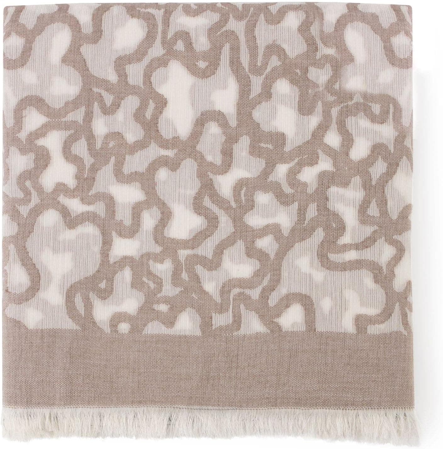 TOUS Foulard Kaos en color piedra