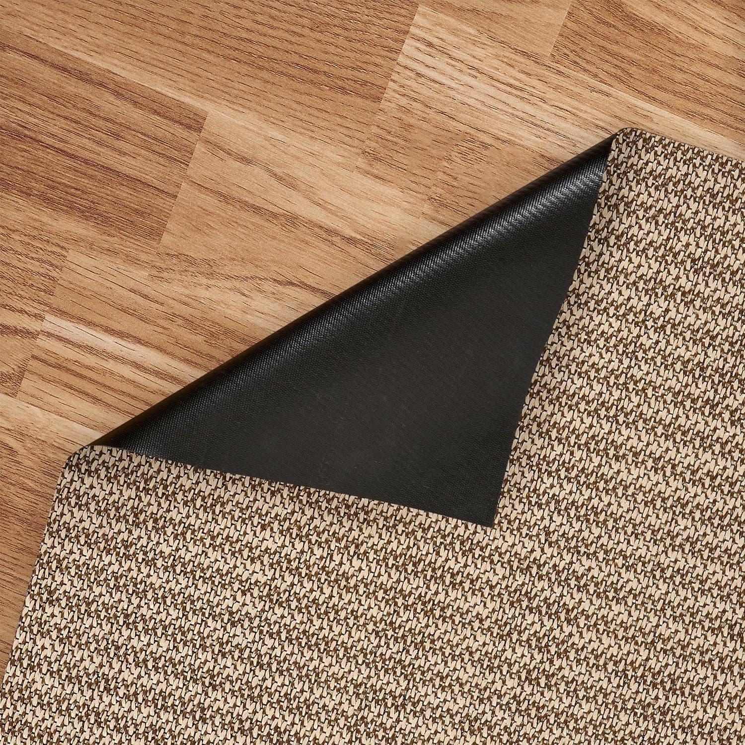 Alfombras vinílicas ultrafinas para interior y exterior 60x90 cm Dorado