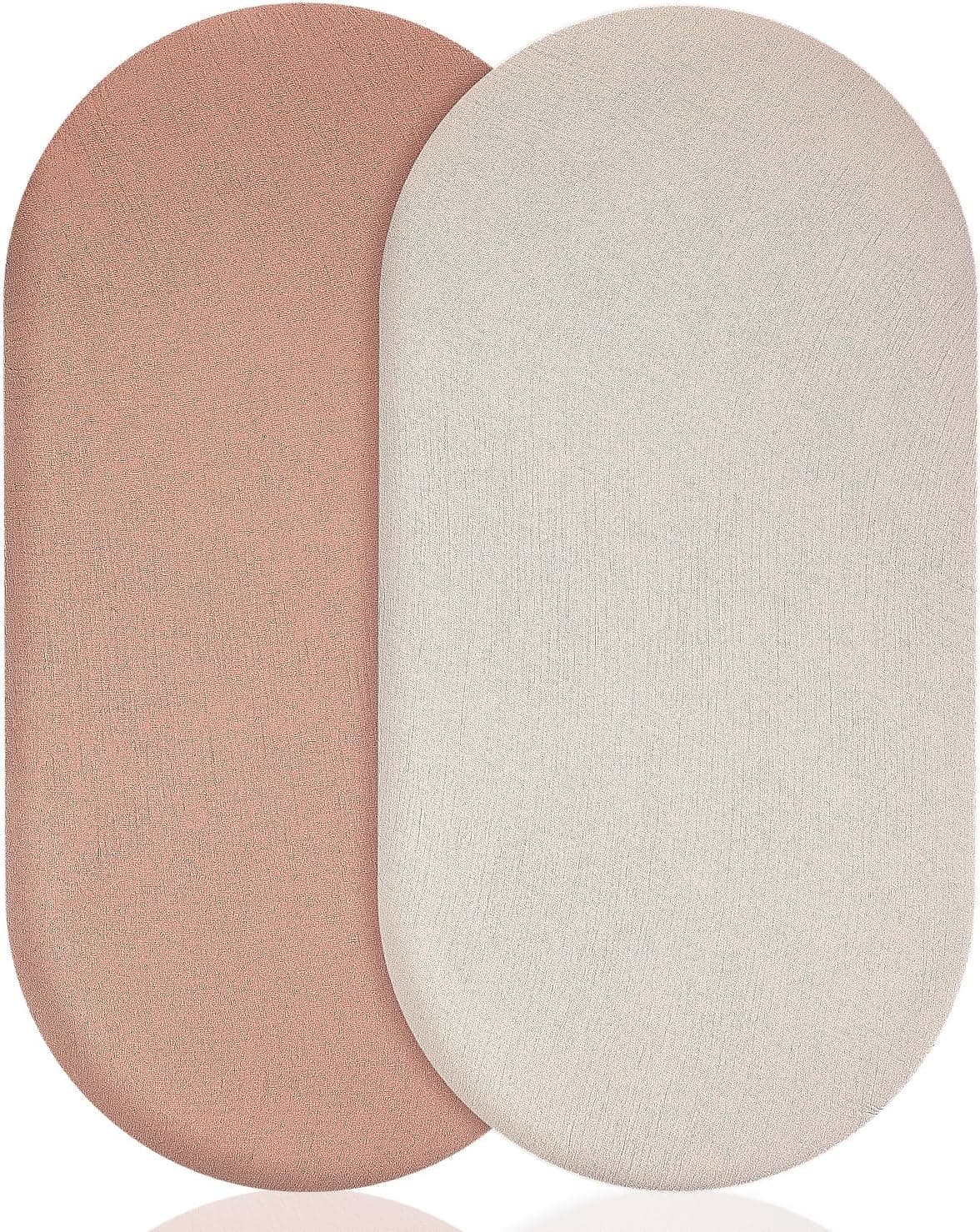 Sabanas Ajustables para Bebe Juego,Sábanas Bajeras con Bordes Elásticos