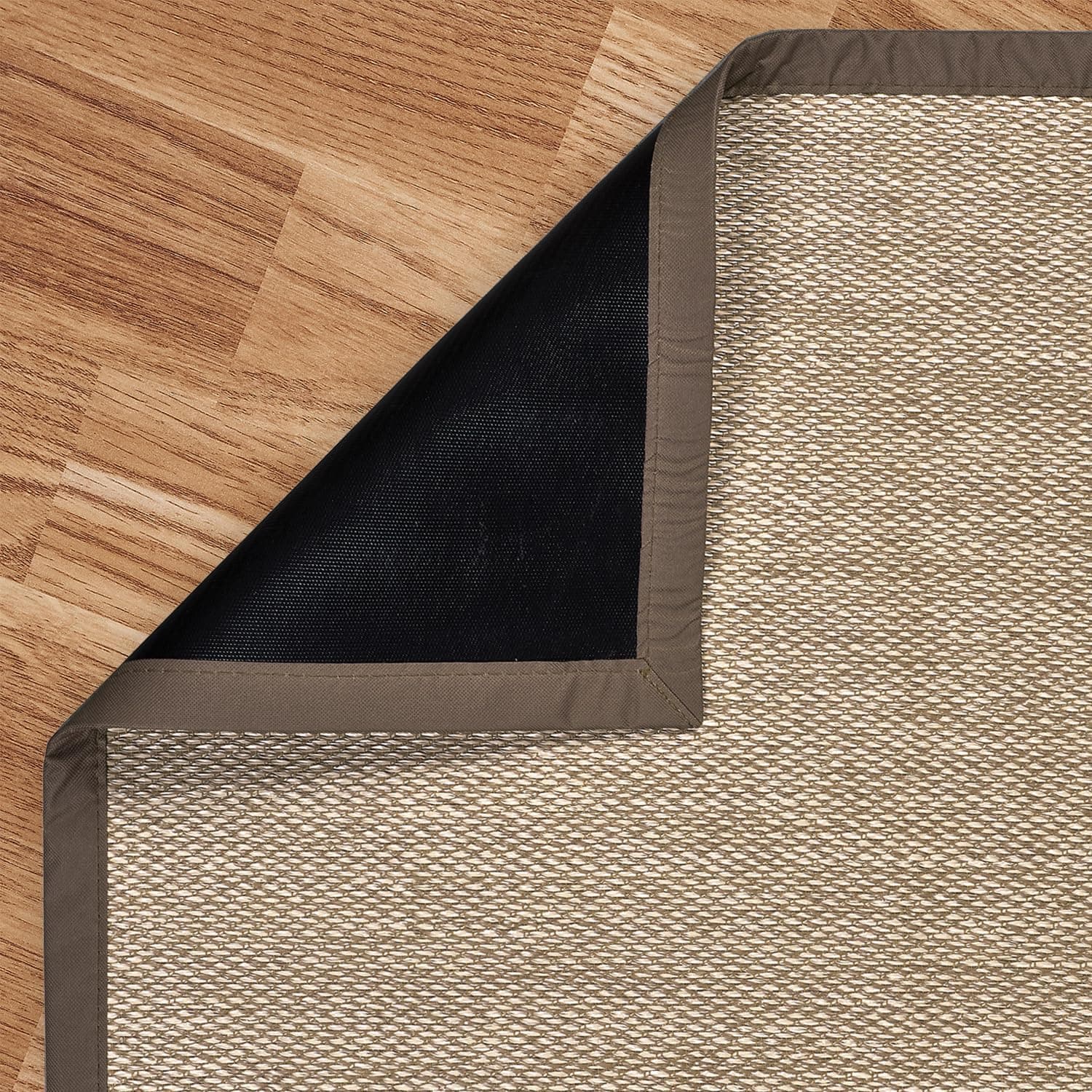 Alfombras vinílicas ultrafinas para interior exterior 60x90 Beige-Marron