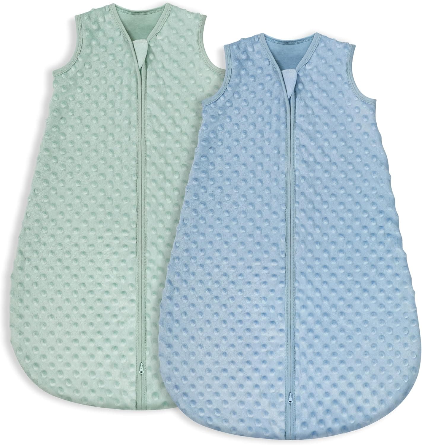 Yoofoss Paquete de 2 Saco de Dormir para Bébé de Cuatro estaciones 1.5 TOG Algodón Verano Manta Envolvente para Dormir Cálido Primavera para Neutral Niñas Niños 12-18 Meses