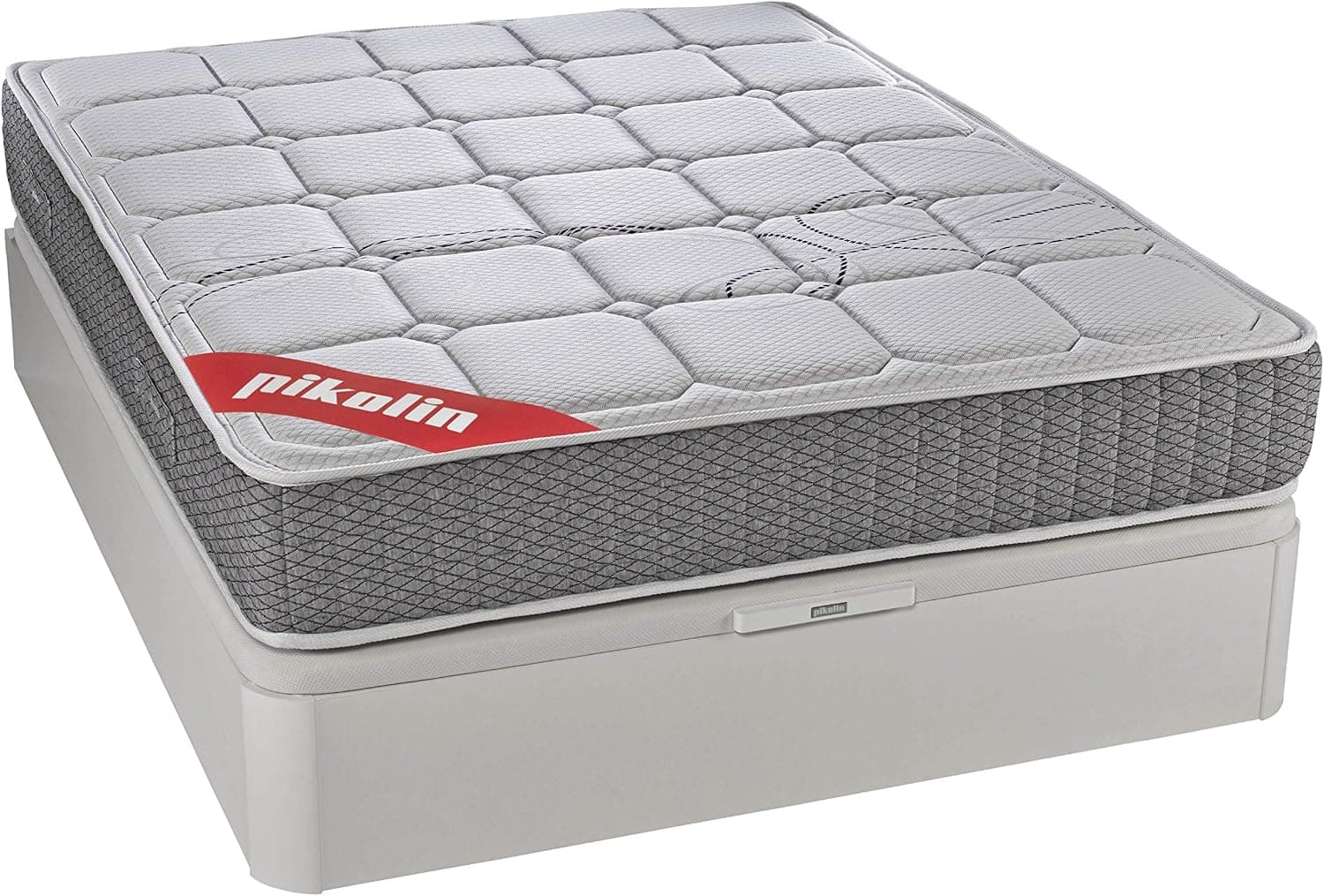 PIKOLIN Colchón de Muelles Ensacados Visco 150x200 | Firmeza Alta | Alta Gama | Reversible | Máxima Calidad | Alto 27 cm | TROAS