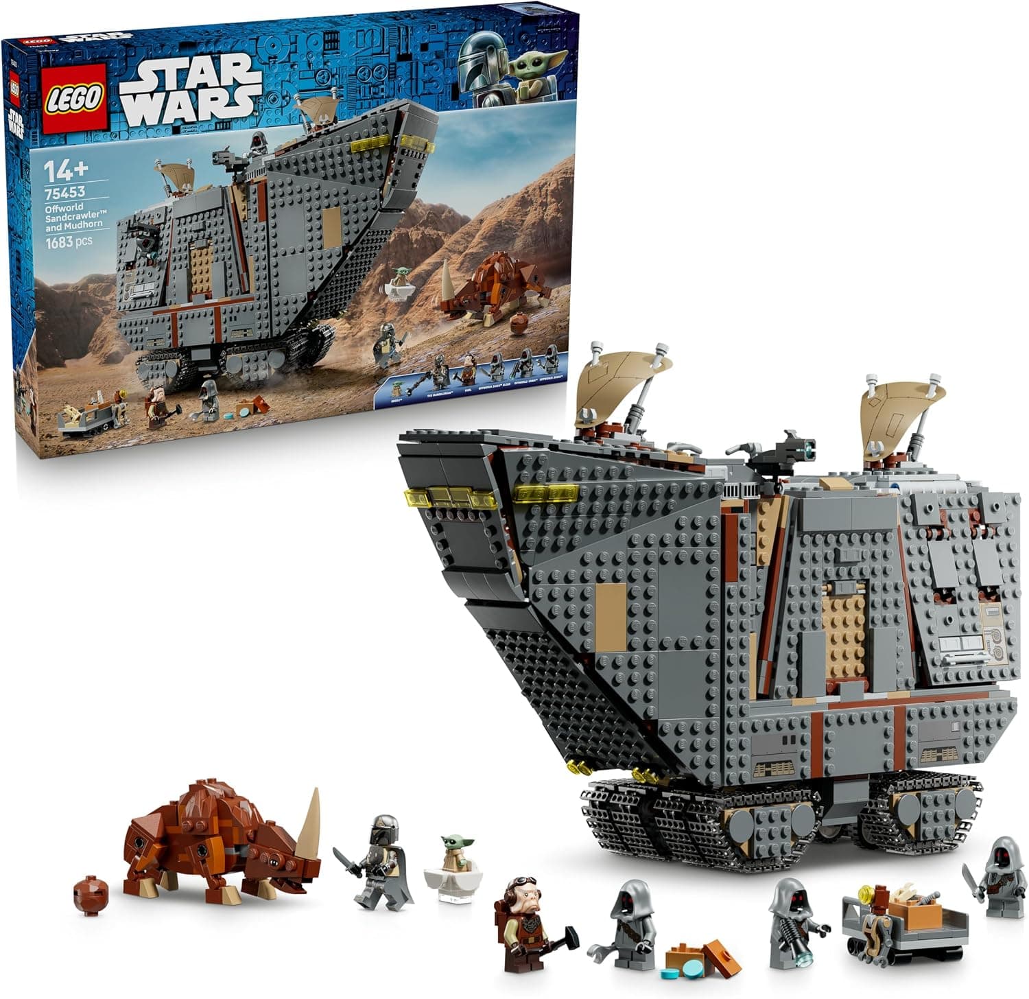 LEGO Star Wars Reptador de Las Arenas del Exterior y Mudhorn 75453