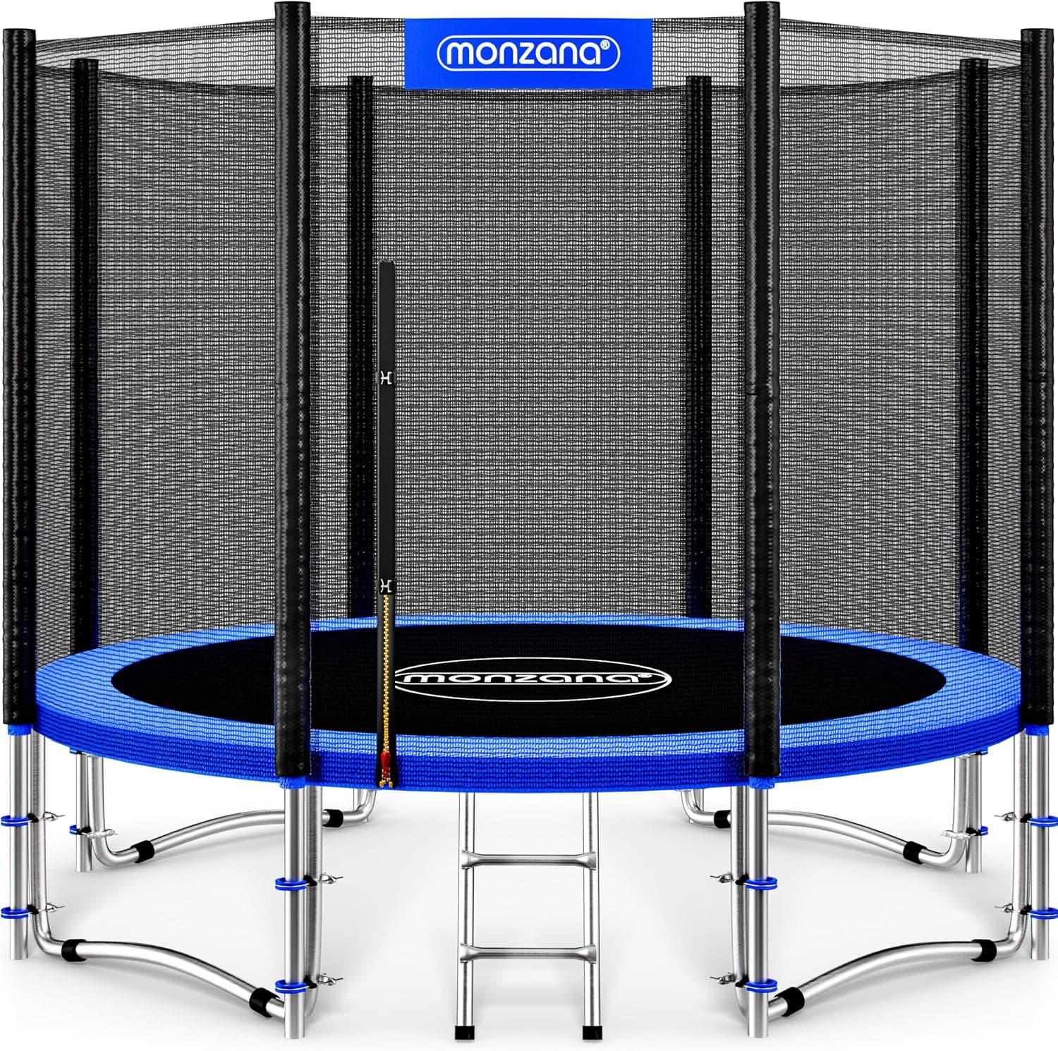 Monzana® Trampolin Ø 183/244/305/366/427cm Cama Elástica Jardín Red Seguridad Protectores Bordes Escalera Set Completo