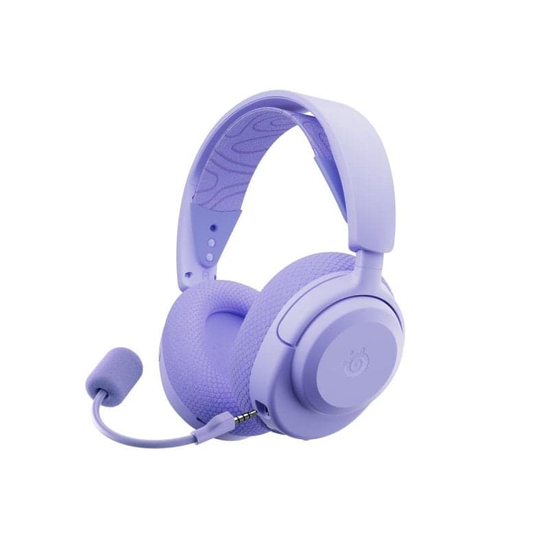Auriculares SteelSeries Arctis Nova 3P inalámbricos con micrófono extraíble y cancelación de ruido lavanda