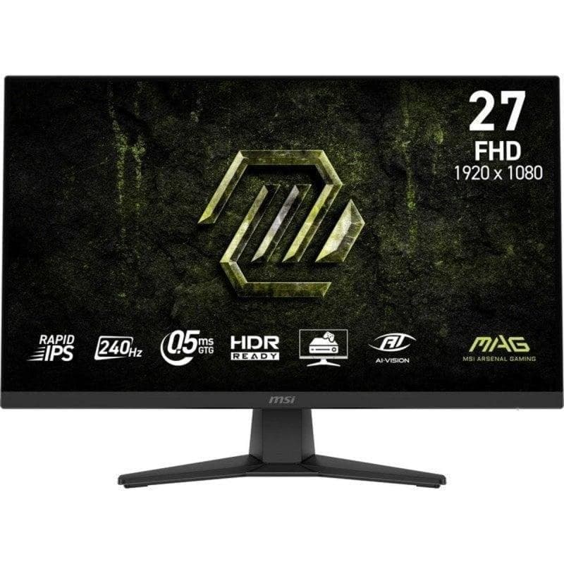 Monitor MSI MAG 272F X24 27" FHD 240Hz Rapid IPS HDR Adaptive-Sync AI Vision Antirreflejo