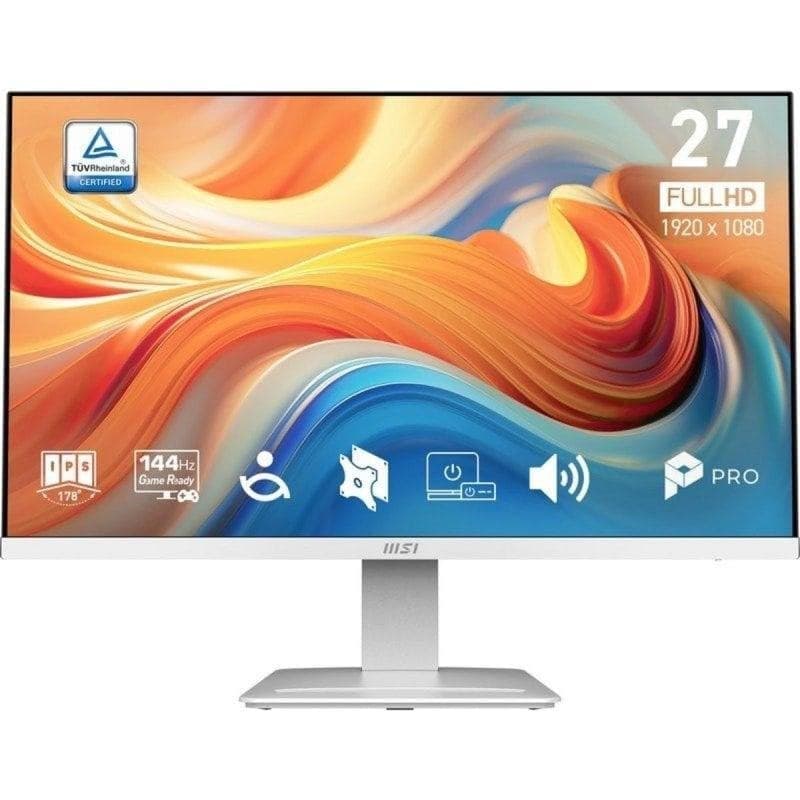 Monitor MSI PRO MP273W E14A 27" FullHD 144Hz IPS 1ms Altavoces VESA Adaptive Sync