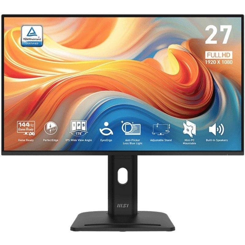 Monitor MSI PRO MP275PG E14 27" FullHD 144Hz IPS HDR Altura Ajustable