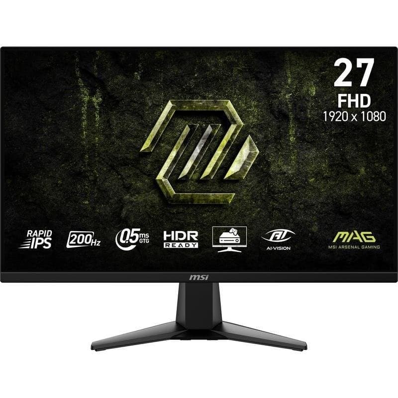 Monitor MSI MAG 275F E20 27" FullHD 200Hz Rapid IPS HDR 0,5 ms sin marcos