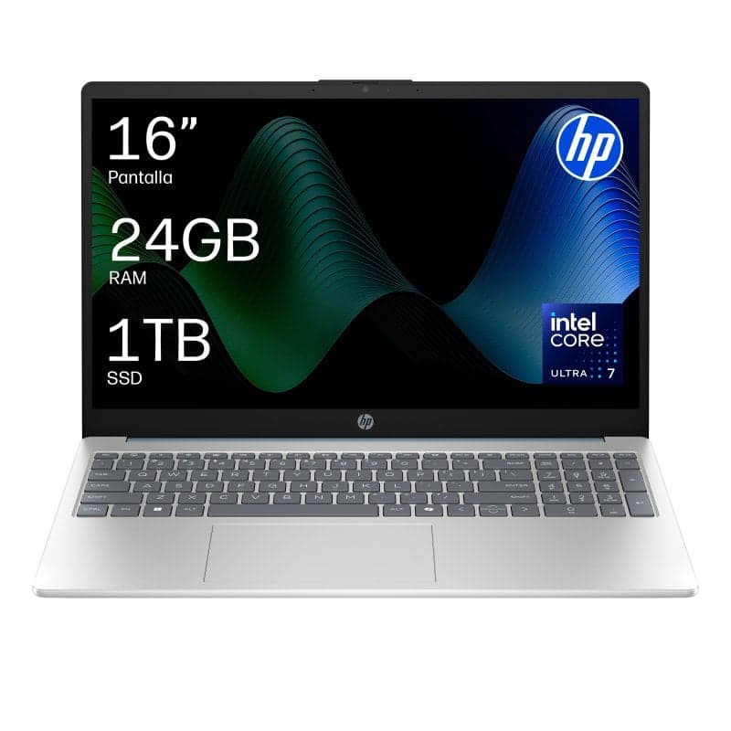 Portátil HP OmniBook 3 AI 16-bs0008ns 16" Intel Core Ultra 7 355 24GB 1TB SSD Intel Graphics Windows 11