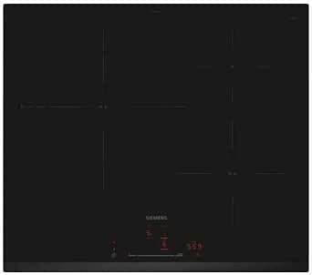 Siemens - Placa de Inducción, 60 cm, 3 Zonas de Cocción, Home Connect, fryingSensor, Negro, EH631HDC1E