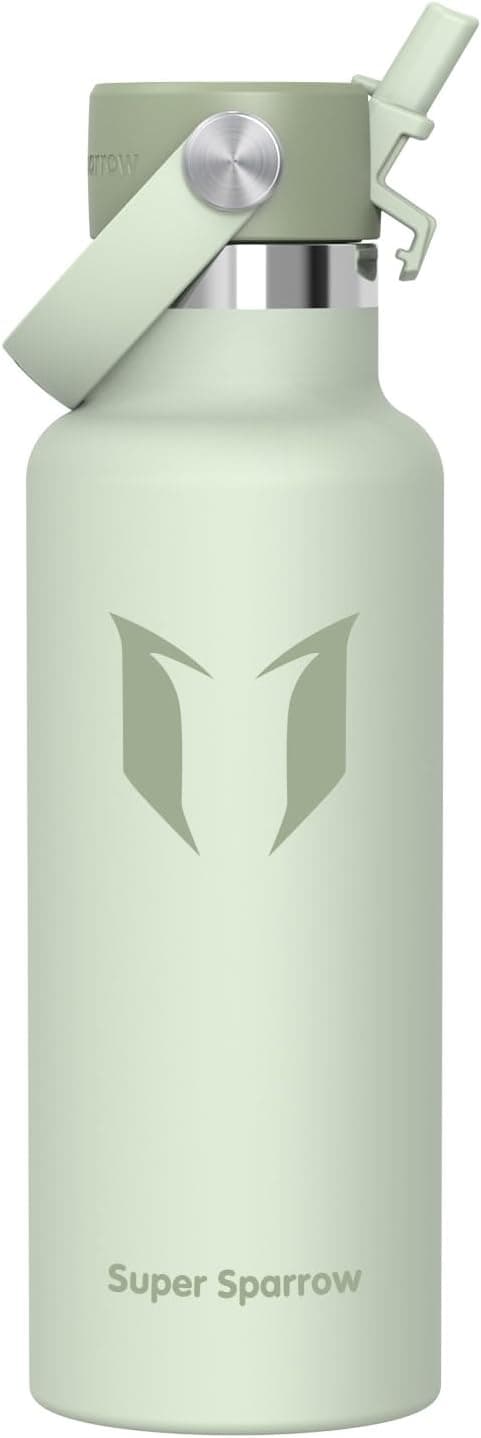 Sparrow Botella Agua Acero Inoxidable 500ml/750ml/1L/1.2L Botella Termica