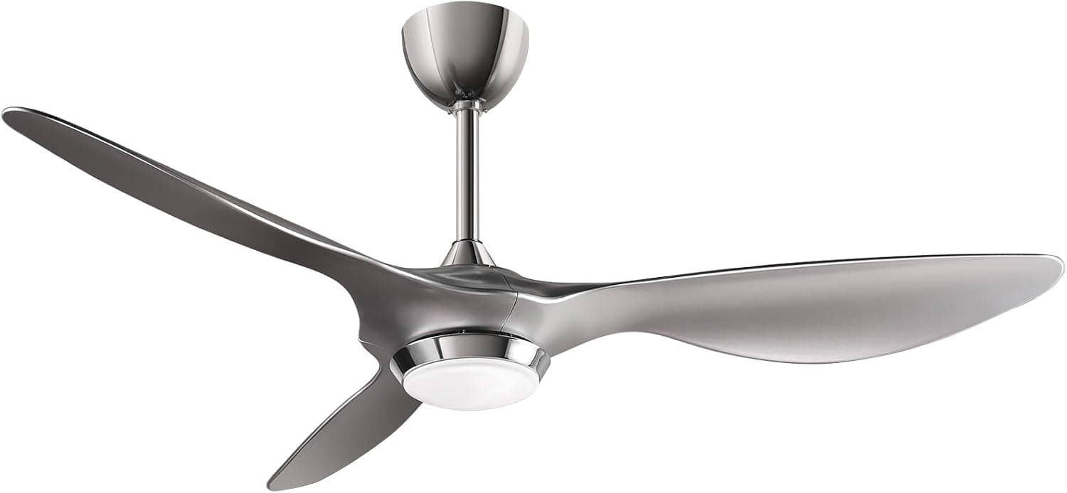 reiga Ventilador de Techo 132 cm con Luz LED Regulable, Motor Reversible