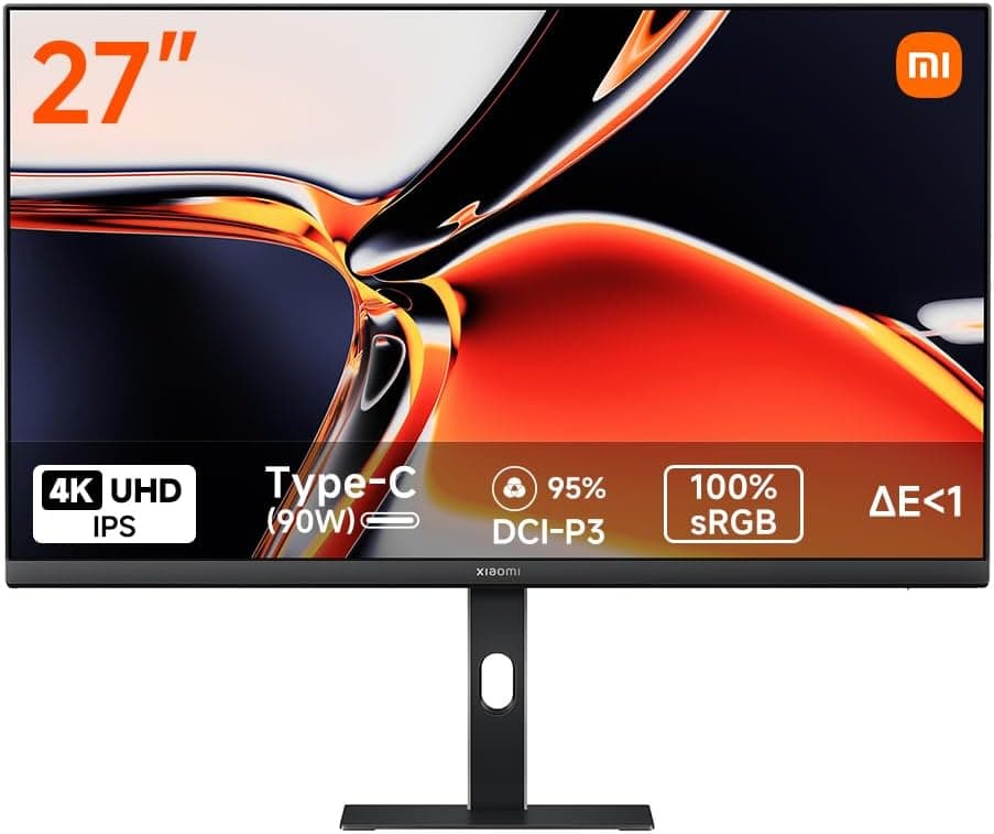 XIAOMI Monitor 4K UHD 27 Pulgadas, 3840 x 2160, IPS, 100% sRGB, P27UCB-RAGL