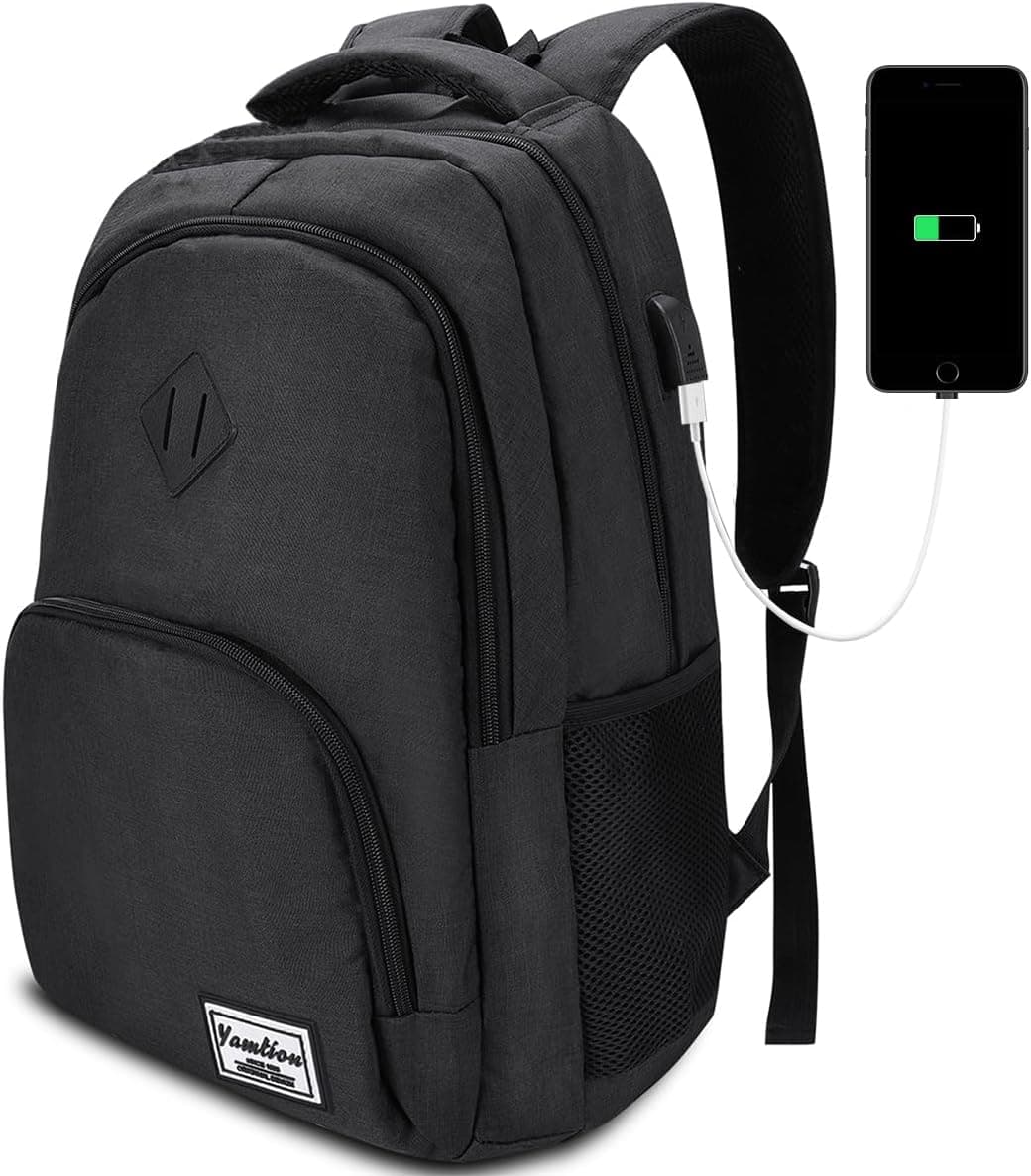 YAMTION Mochila Escolar,Mochila Ordenador Mochila Portatil para Adolescente Estudiante Universidad Instituto Oficina Trabajo Hombre Mujer