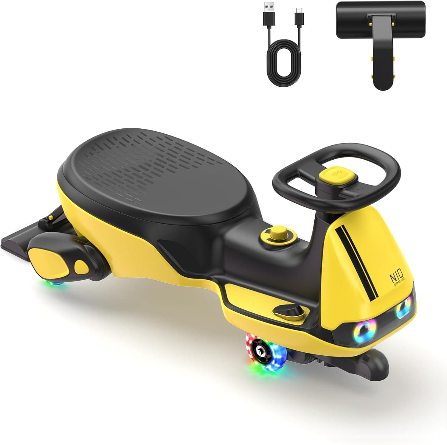 FanttikRide N10 Classic Coche Eléctrico para Niños, Mopa Desmontable