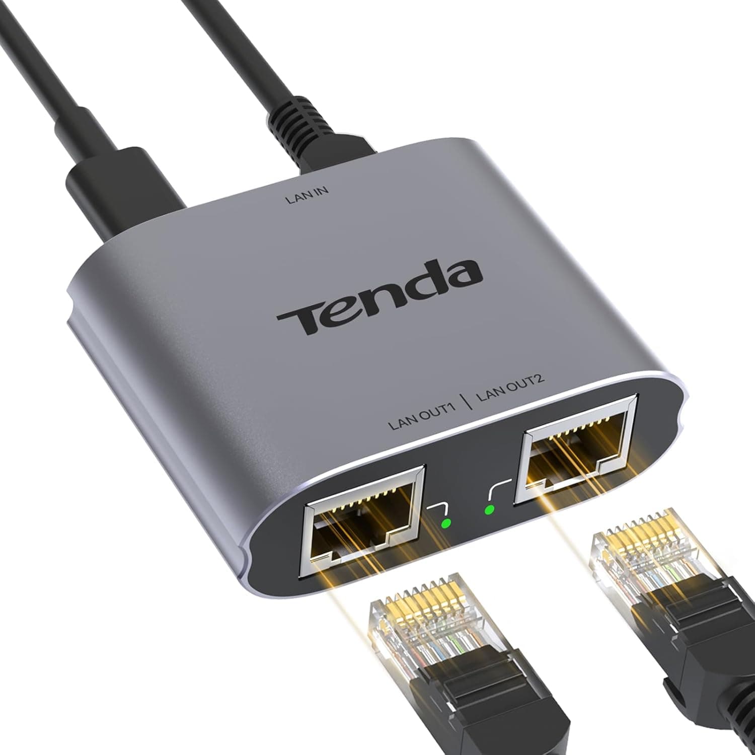 Tenda SG103M Switch Ethernet Gigabit 2 Puertos (Splitter, Duplicador RJ45)