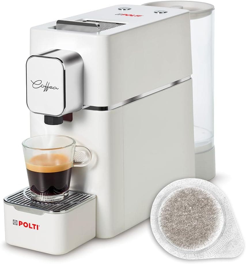 Polti Coffea S15W, Cafetera Espresso con Cápsulas E.S.E. 44 mm