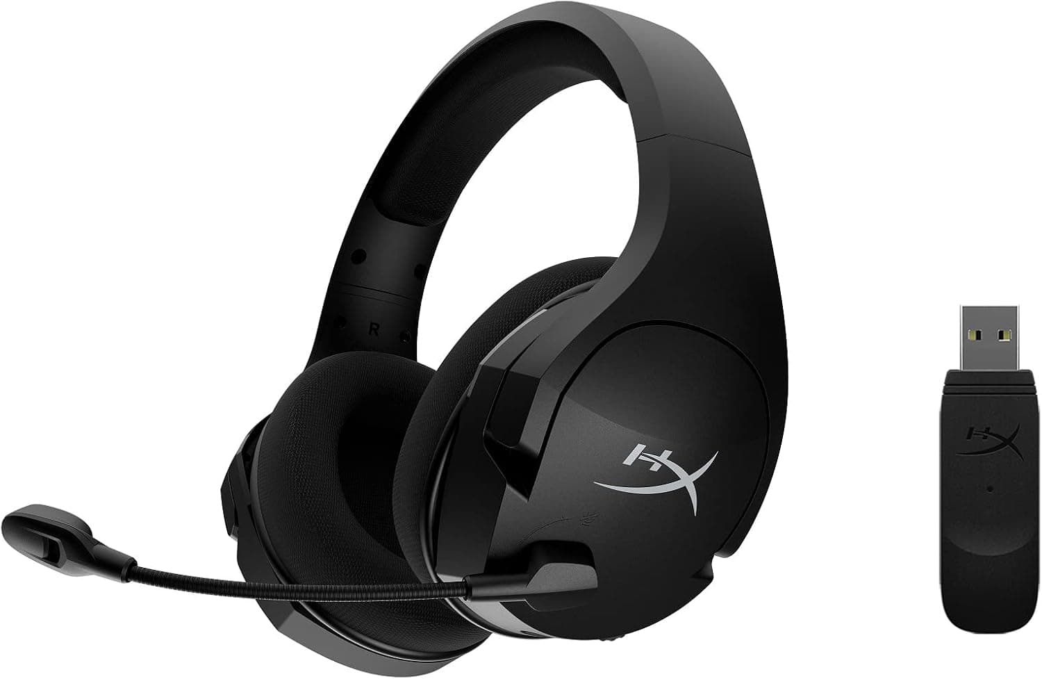HyperX Cloud Stinger Core, Auriculares inalámbricos ligeros para juegos, DTS Headphone:X spatial audio, para PC