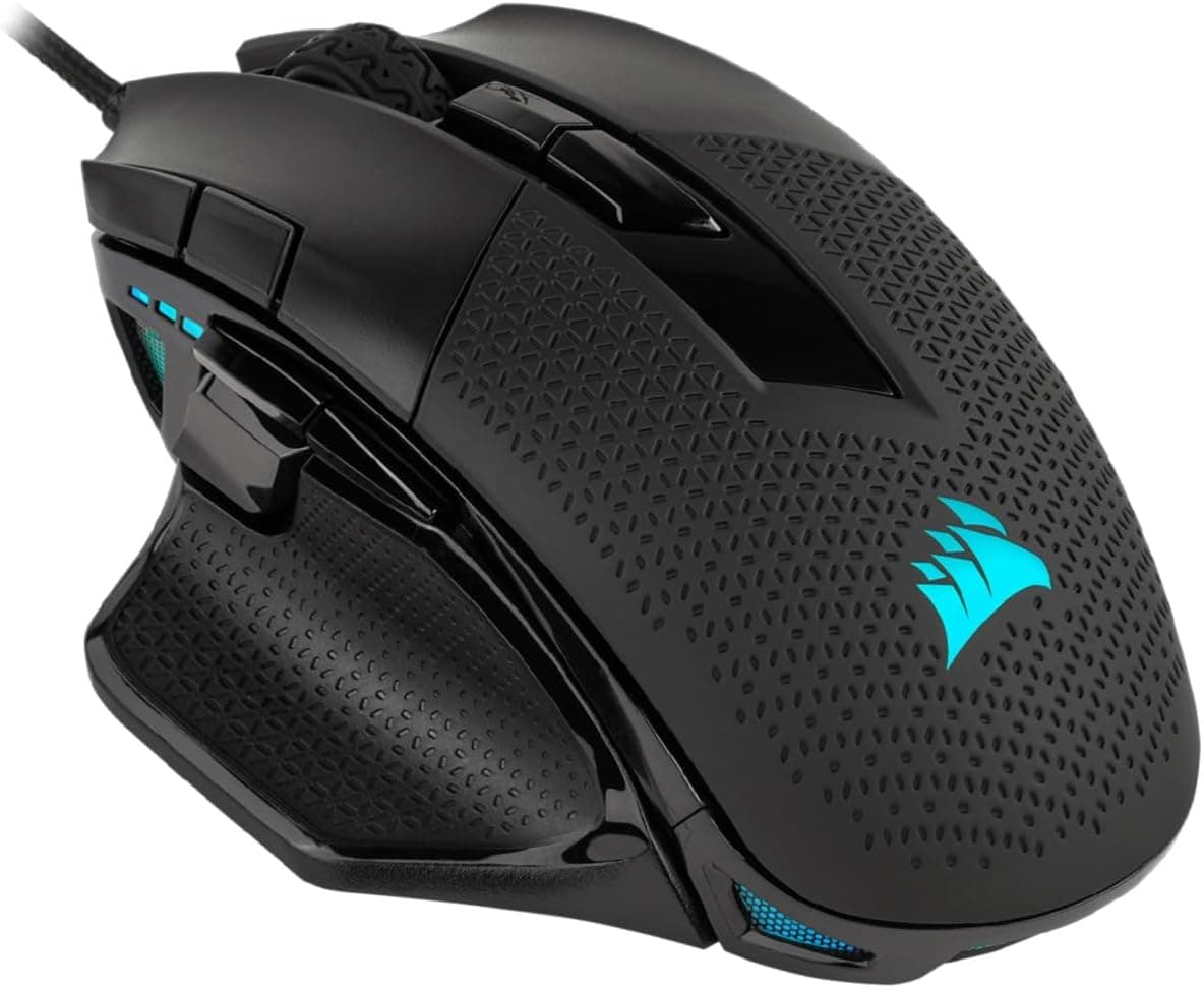 Corsair NIGHTSWORD RGB Ratón de Juego FPS/MOBA con Cable - Negro