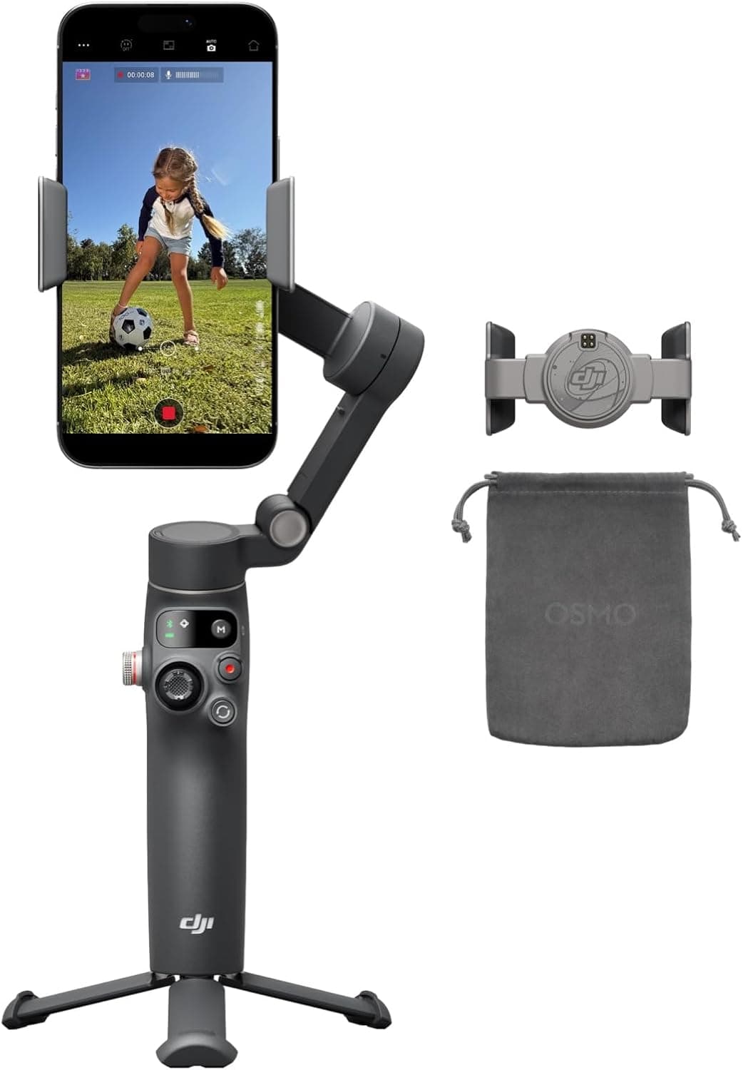 Pack Estándar DJI Osmo Mobile 8, estabilizador para Smartphones