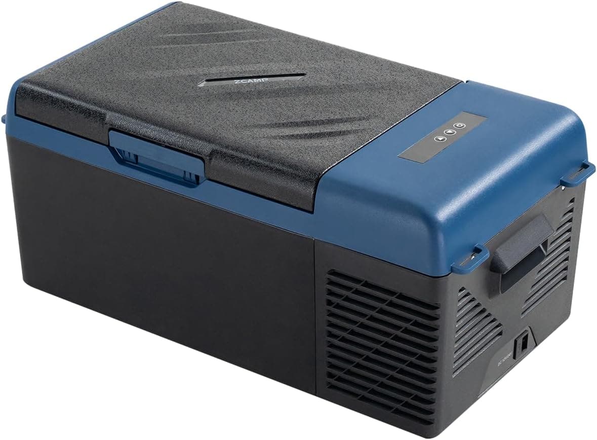 KI15 15L Nevera Portátil Eléctrica Refrigerador de Coche 12V 24V mini frigorífico CA 220v para Hogar, Camping, Viajes, Automóvil, 20ºC a 20ºC