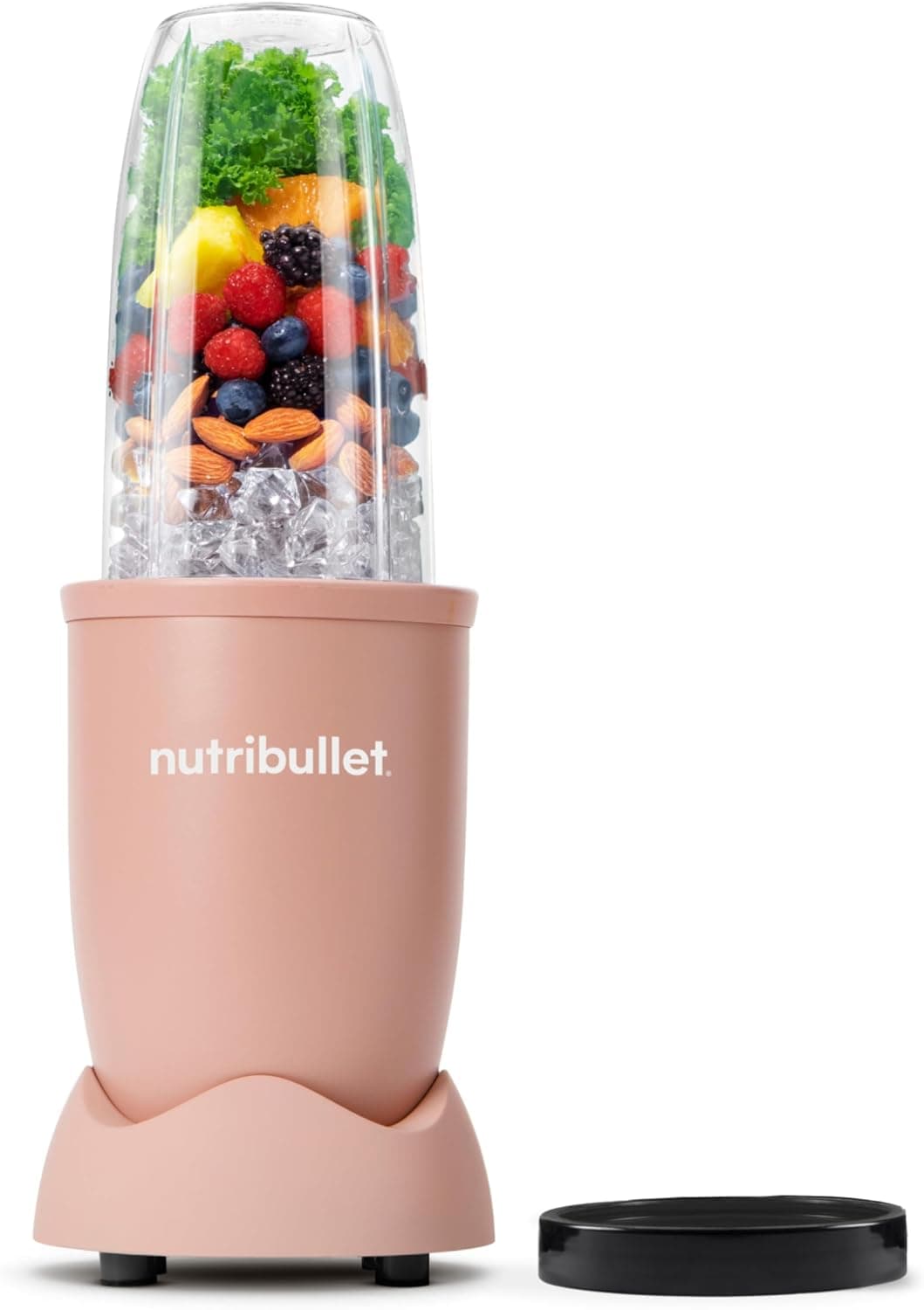Nutribullet Pro 900 - Batidora Personal Multifunción, Blender Frutas y Verduras, Diseño Compacto, Fácil de Usar y Limpieza Rápida, Extracción de Nutrientes, 900W, Mineral Rosa Mate (NB904MACL)
