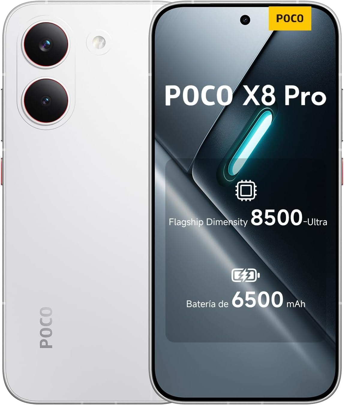 XIAOMI POCO X8 Pro Smartphone de 12+512GB Blanco Batería de 6500mAh